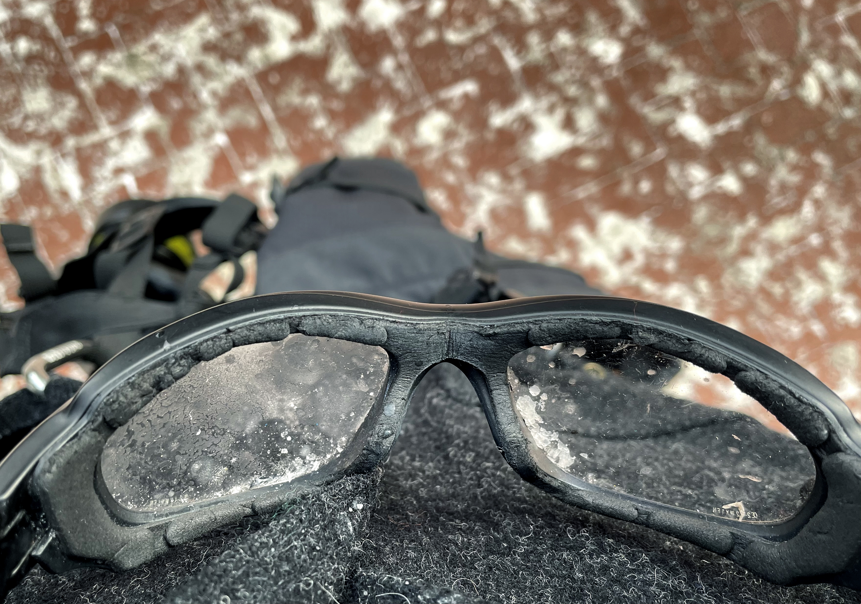 Reporter broadcasting live